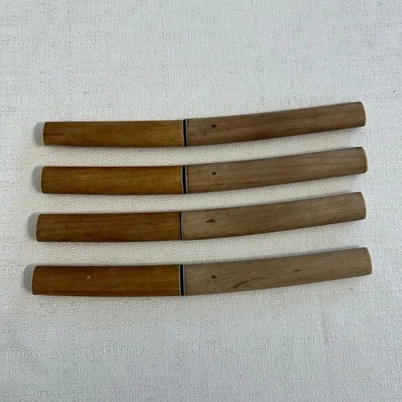 Vintage Japanese Kanenari Seki Knives with Bamboo Sheath - Picture 7 of 7